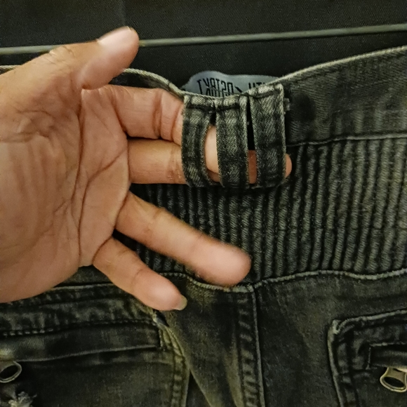 Men's 8ighth/Dstrkt slim moto jeans sz 34x32 - Picture 11 of 13